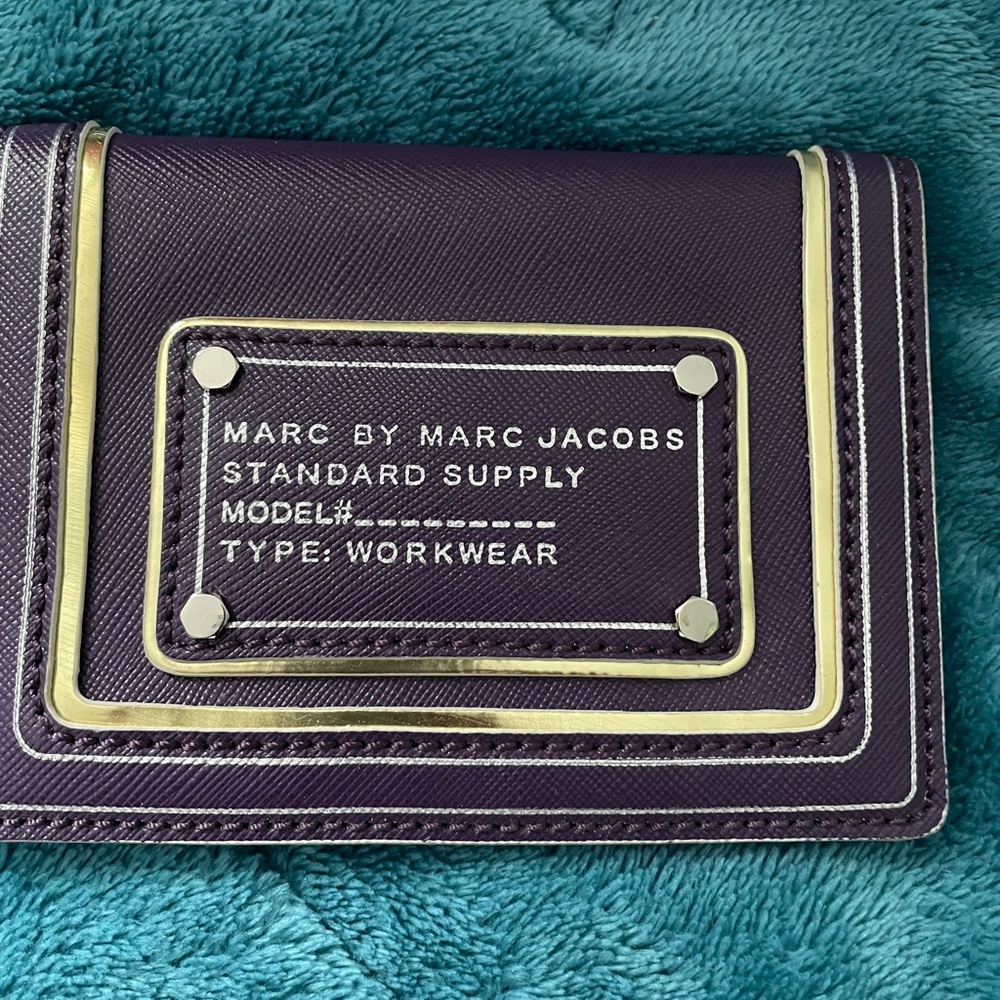 Marc by Marc Jacobs Deep Purple Passport Holder